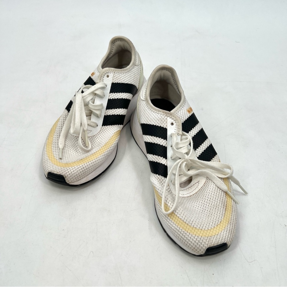 ADIDAS Ortholite Girl's White & Black Sneakers Size 4.5